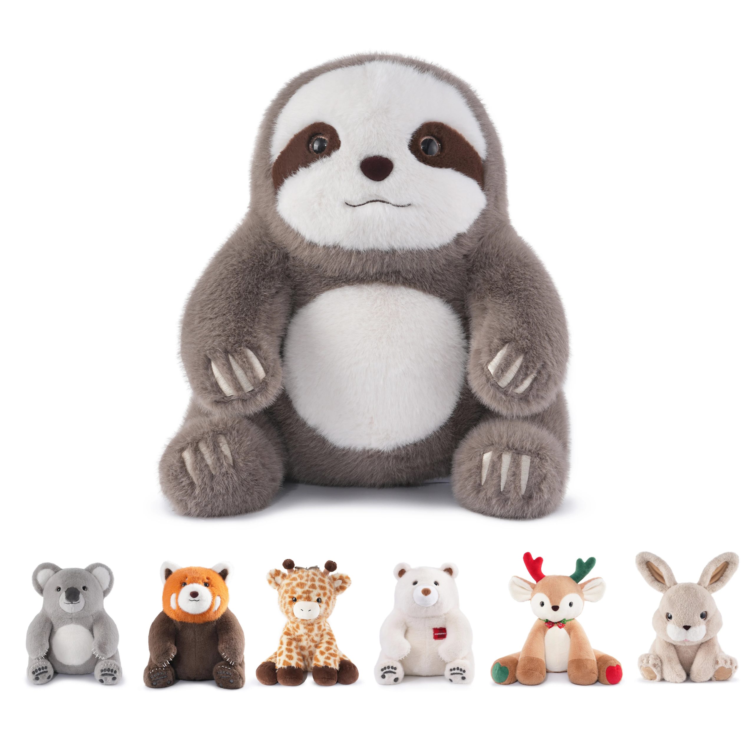 14" Weighted Sloth Stuffed Animal – 3.5lb Plush Toy for Kids & Adults, Anxiety Relief Gift