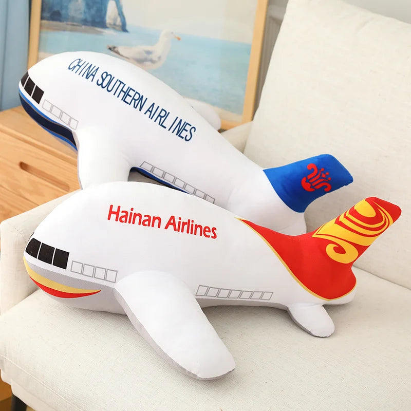 Large Size Simulation Airplane Plush Toys – 40cm, 60cm & 80cm Soft Aircraft Cushions - Image 3