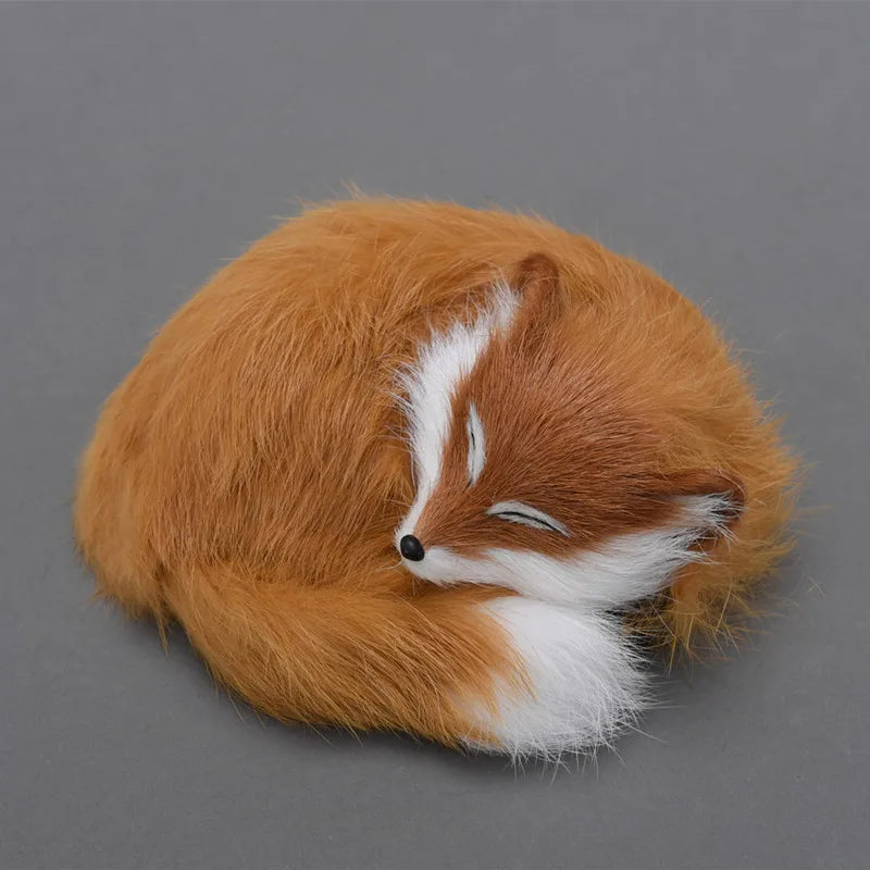 Pretty Little Cute Foxy Toy – Sleeping Fox Plush for Home Decor & Kids’ Gift - Image 7