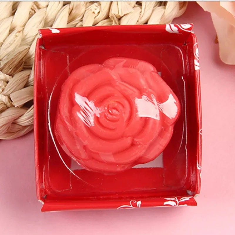 Mini Rose Handmade Soap Gifts – 10PCS for Guests, Bridesmaids & Party Souvenirs - Image 2