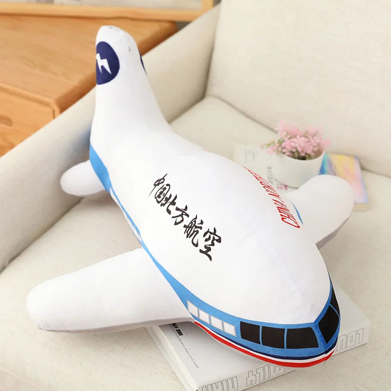 Large Size Simulation Airplane Plush Toys – 40cm, 60cm & 80cm Soft Aircraft Cushions - Image 5