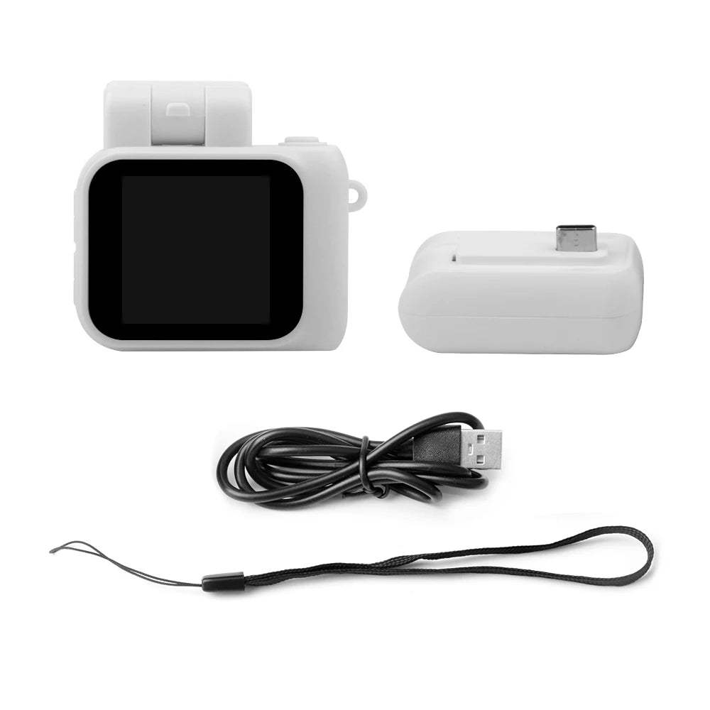 Y4000 Mini Camera with Screen – HD 1080p Portable Retro Video Recorder with Flash & Battery Dock - Image 8