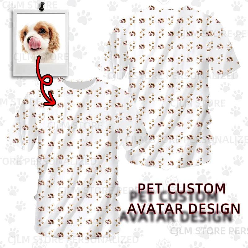 Custom 3D Full Body Printed T-Shirt – Personalized Avatar Graphic Tee for Men & Women - Image 6
