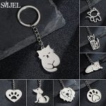Cartoon Kitten Keychain – Cute Happy Cat Pendant for Bags, Keys & DIY Gifts