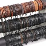Random Style Webbing, Rope & Leather Bracelets