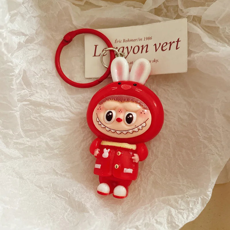 Cartoon New Year Style Large Keychain Pendant – Cute Backpack Accessory for Girls - Image 6