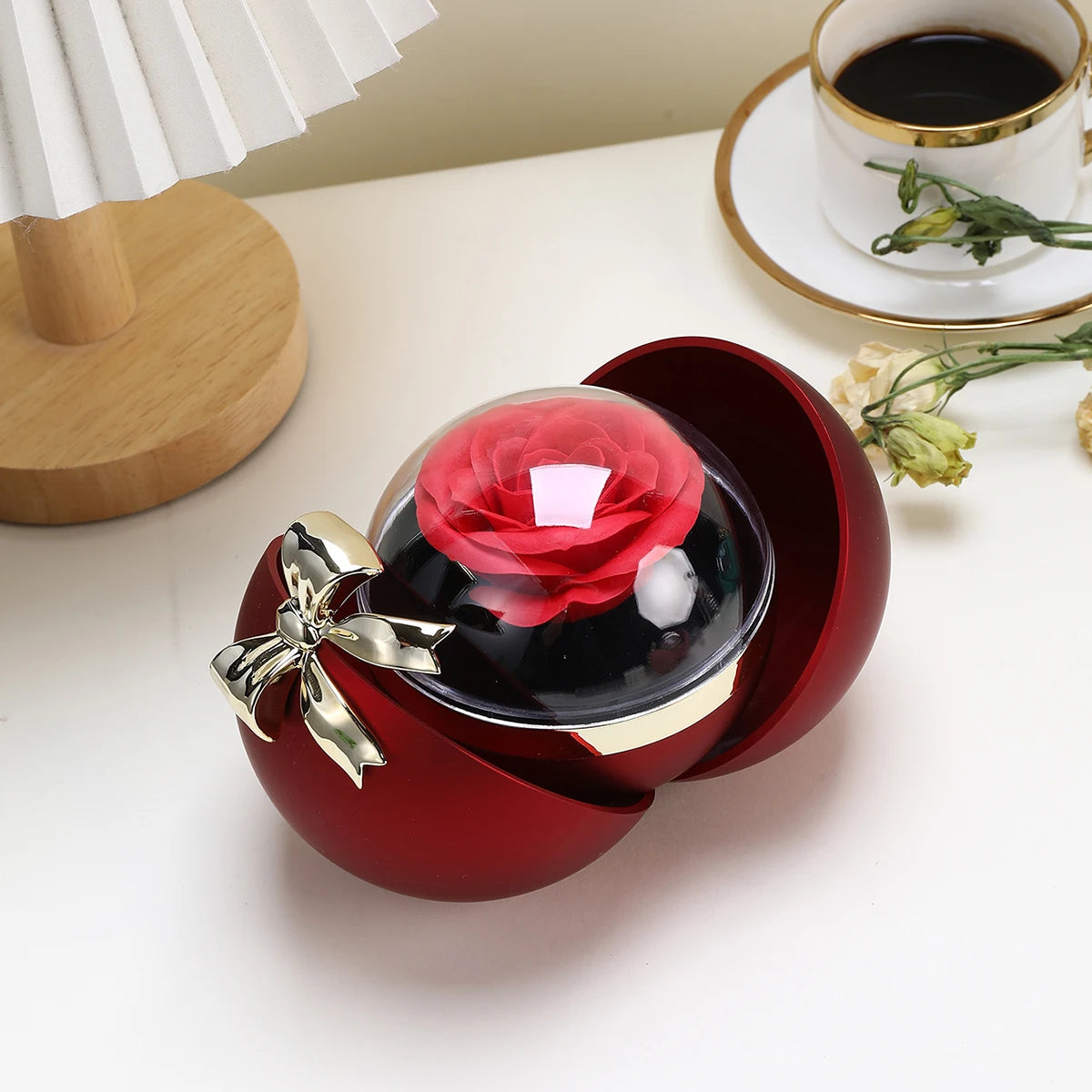 Eternal Rose Gift Box with Jewelry Storage - Image 8