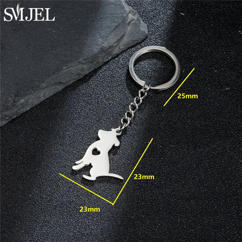 Cartoon Kitten Keychain – Cute Happy Cat Pendant for Bags, Keys & DIY Gifts - Image 20