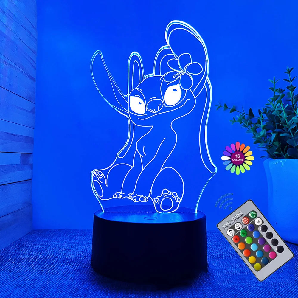 3D Illusion Stitch Night Light - Image 4