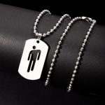 New Fashion Tilting Head Little Person Tag Pendant Necklace – Hip Hop Jewelry for Men & Women