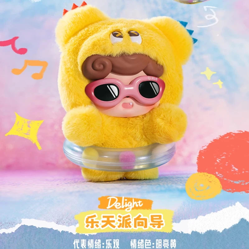 Jotoys Q Baby Emotional Hairy Monster Blind Box Series – Cute Backpack Ornament & Keychain Surprise Gift - Image 7