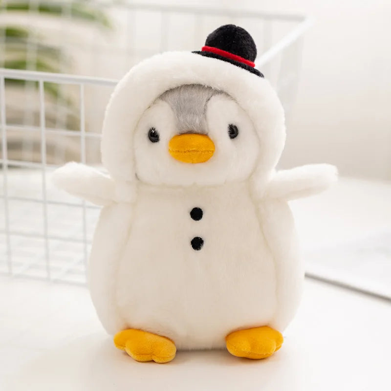 Lovely Cartoon Mollusk Penguin Cosplay Plush – Cross-dress Rabbit, Unicorn & Dinosaur Gifts - Image 12