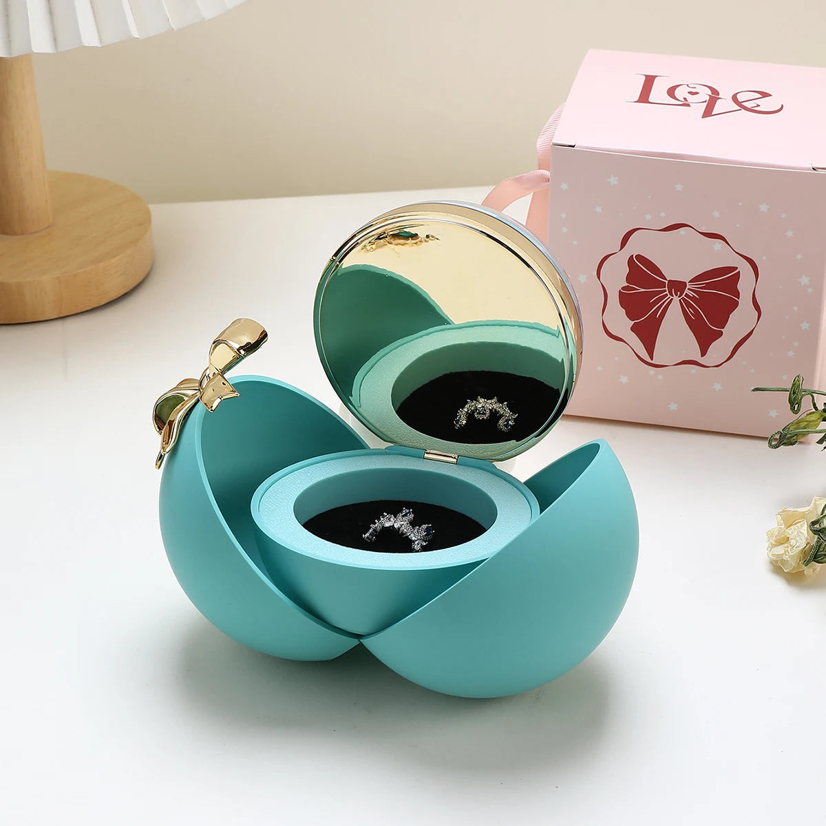 Eternal Rose Gift Box with Jewelry Storage - Image 6