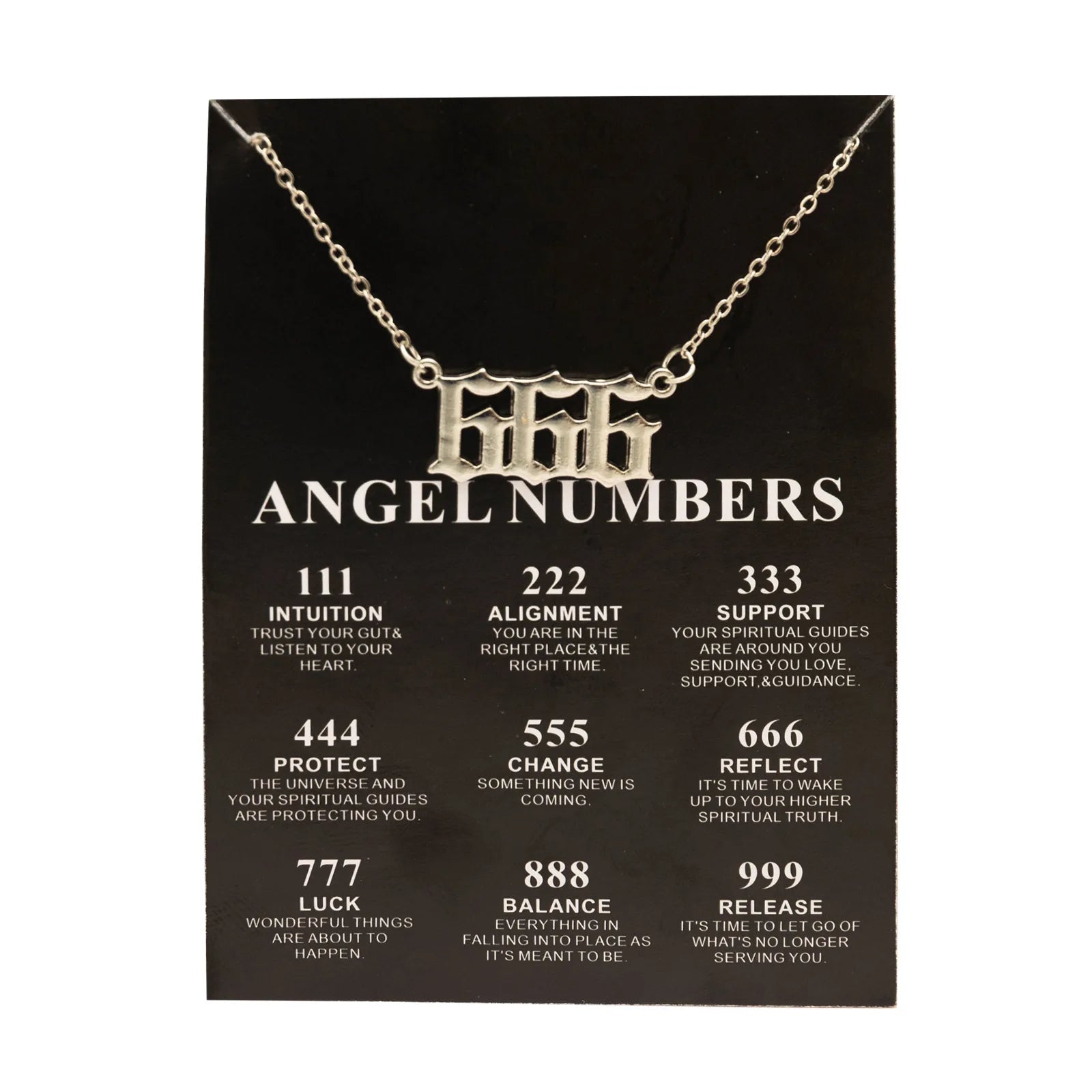 Fashion Alloy Gold Color Lucky Angel Numbers Wish 777 Pendant Necklace - Image 14