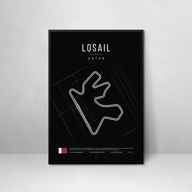 ROSHK F1 World Race Track Canvas Print – Modern Wall Art Poster for Racing Fans - Image 34