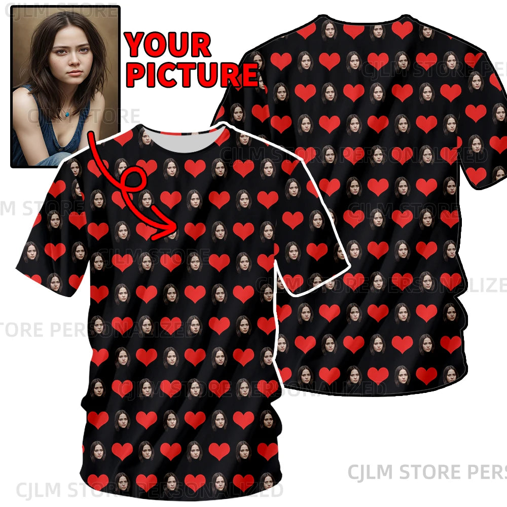 Custom 3D Full Body Printed T-Shirt – Personalized Avatar Graphic Tee for Men & Women - Image 3