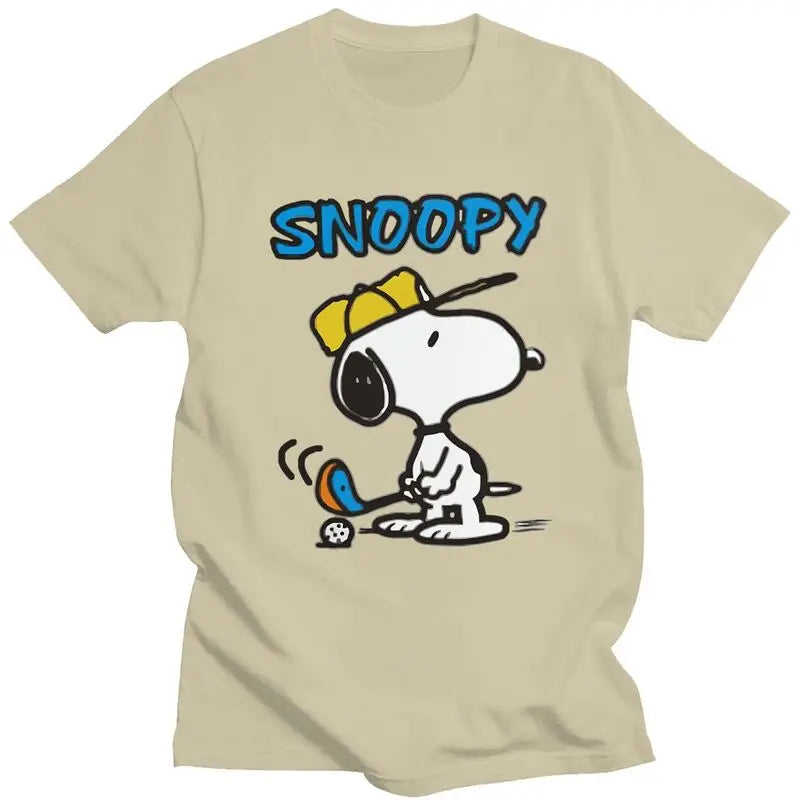 Snoopy Golf T-Shirt – Men’s Short Sleeve Urban Graphic Tee - Image 8