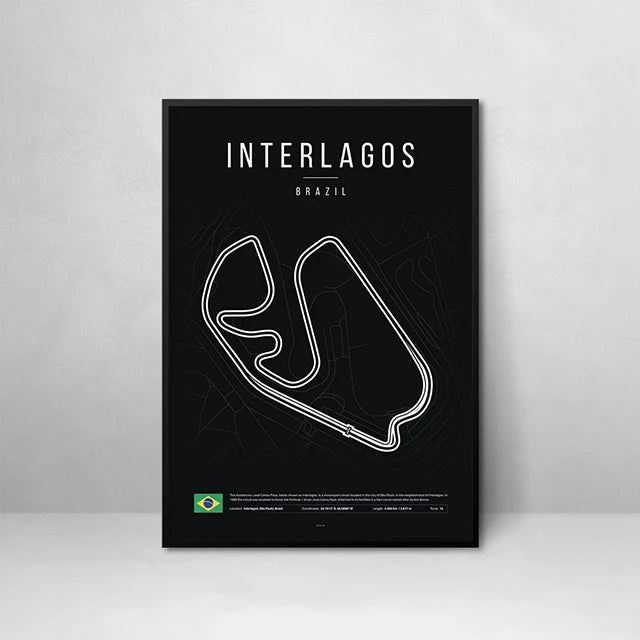 ROSHK F1 World Race Track Canvas Print – Modern Wall Art Poster for Racing Fans - Image 35