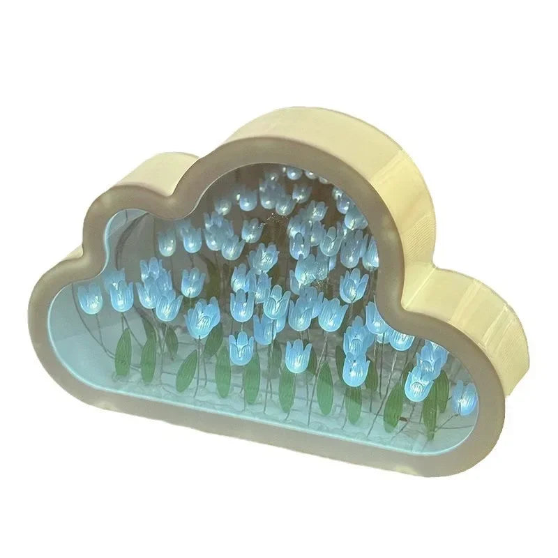 Tulip Cloud Sea of Flowers Handmade Night Light - Image 5