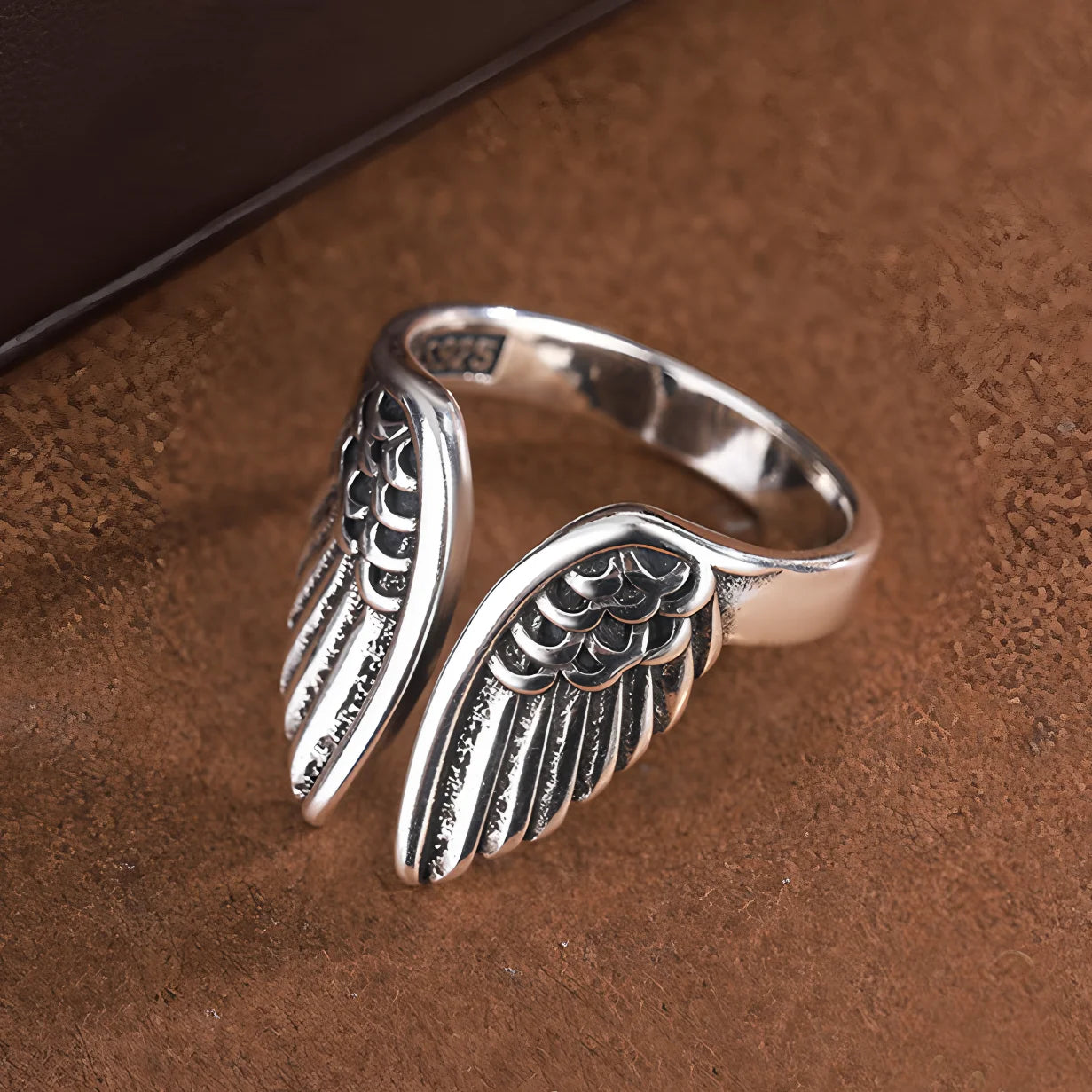 VENTFILLE 925 Sterling Silver Wave Ring – Irregular Golden Stackable Adjustable Ring for Women - Image 32