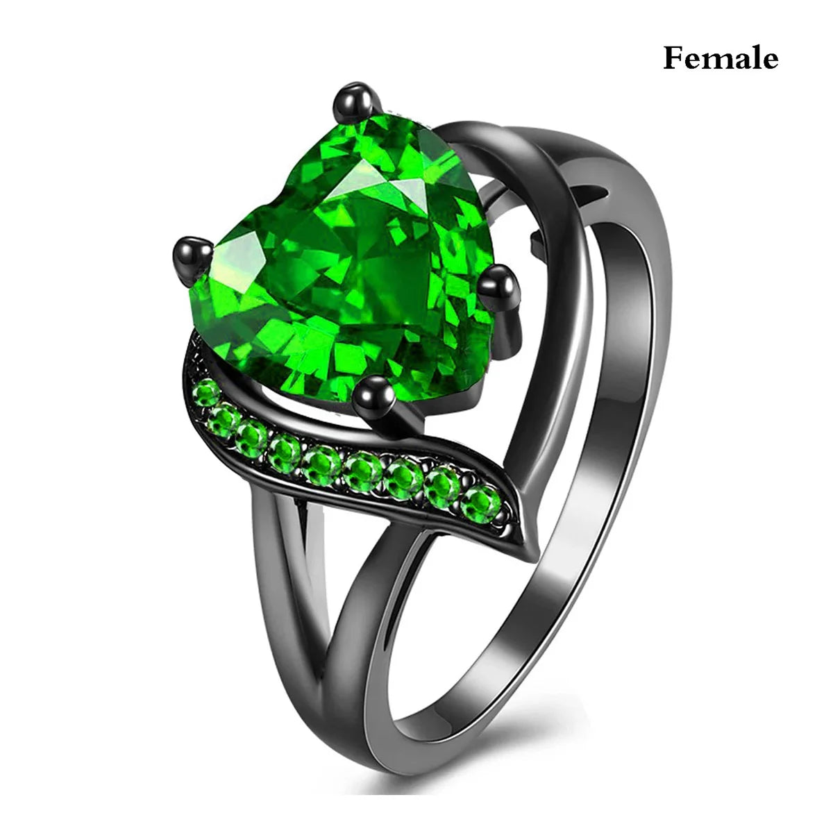 Fashion Couple Rings – Romantic Heart & Celtic Dragon Design Wedding Jewelry for Men & Women - Image 5
