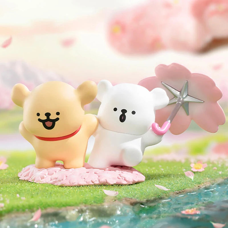 Maltese Joyful Spring Series Blind Box – Sakura Puppy Mystery Doll Collectible Toy - Image 13