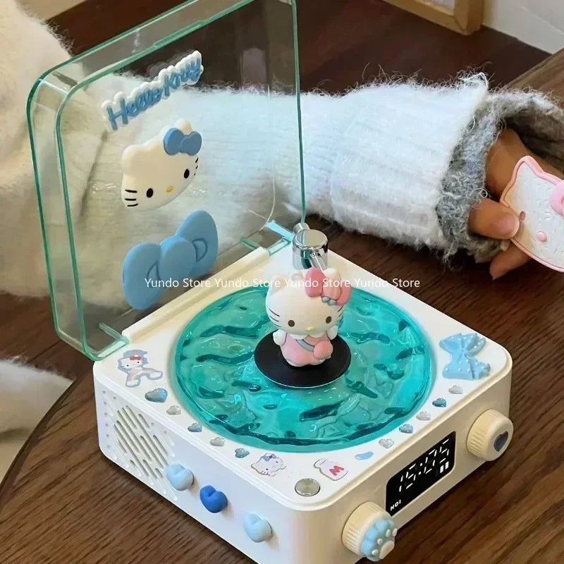 Hello Kitty DIY Retro Bluetooth Speaker – Kawaii White Noise Sleep Aid with RGB Light for Girls - Image 4