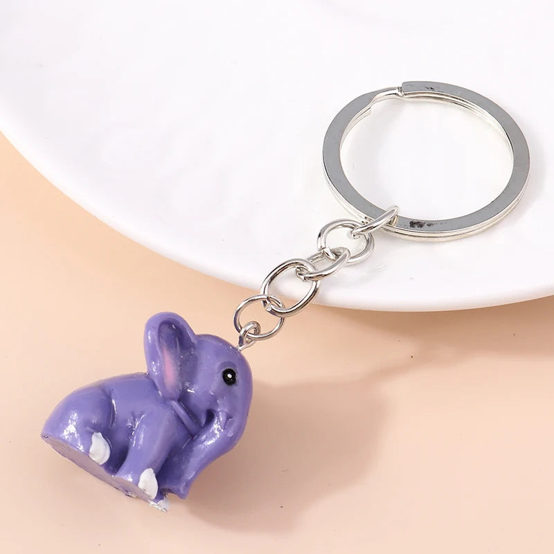 Cute 3D Dazzling Bear Keychain – Sparkling Animal Pendant for Car Keys & Handbags - Image 23