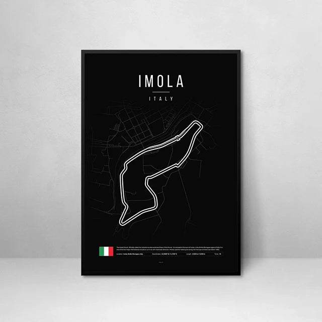 ROSHK F1 World Race Track Canvas Print – Modern Wall Art Poster for Racing Fans - Image 27