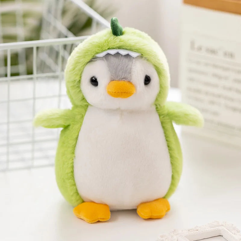 Lovely Cartoon Mollusk Penguin Cosplay Plush – Cross-dress Rabbit, Unicorn & Dinosaur Gifts - Image 7